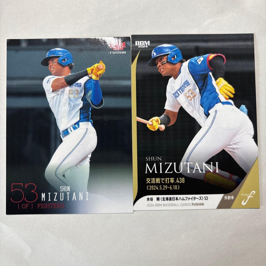 プロ野球カード 水谷瞬選手 2枚セット - メルカリ