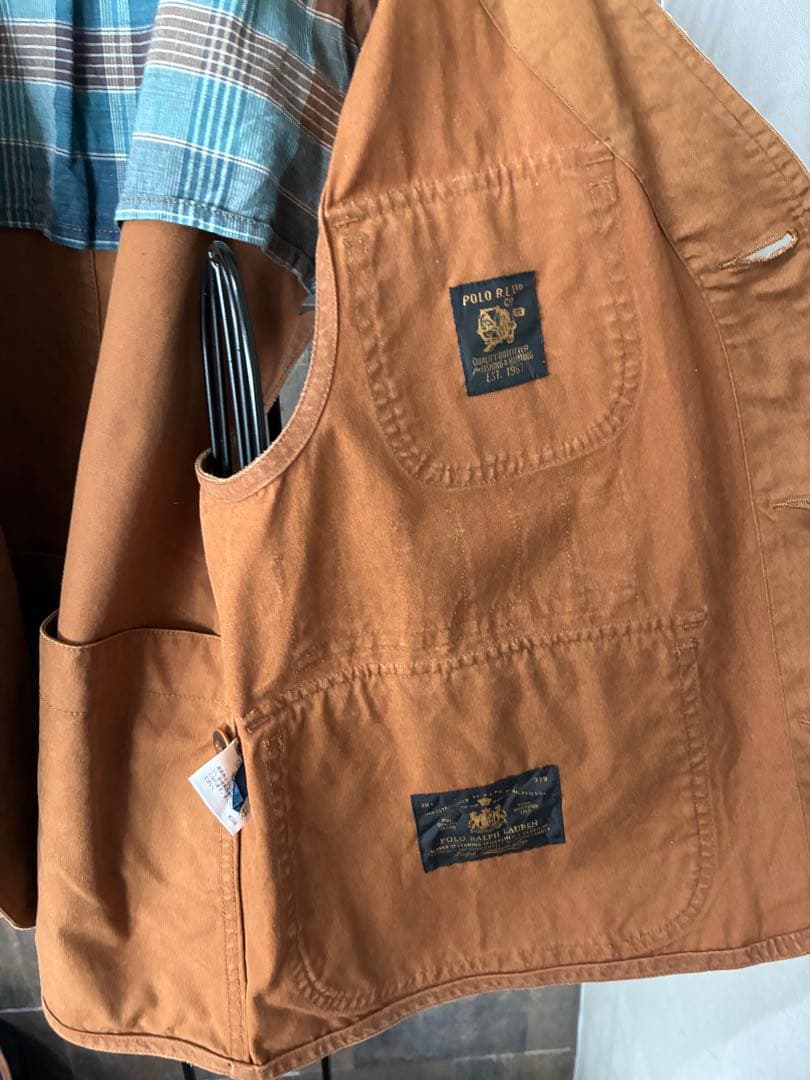 Polo by Ralph Lauren フィッシングベスト L ブラウン - メルカリ