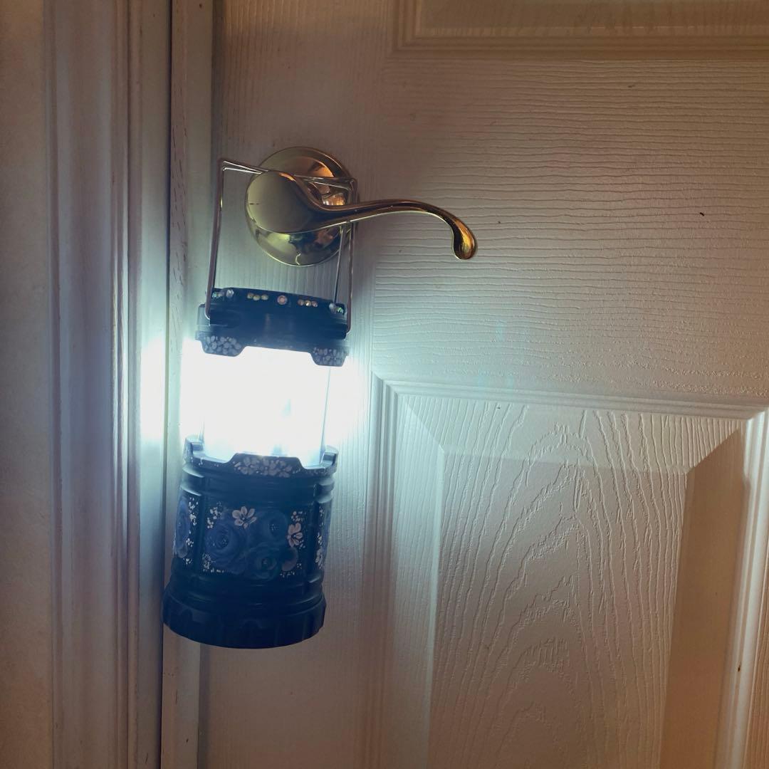 ジュエリーボックス　ランタン　懐中電灯　電子カイロ　防犯ブザー　薔薇　手描き