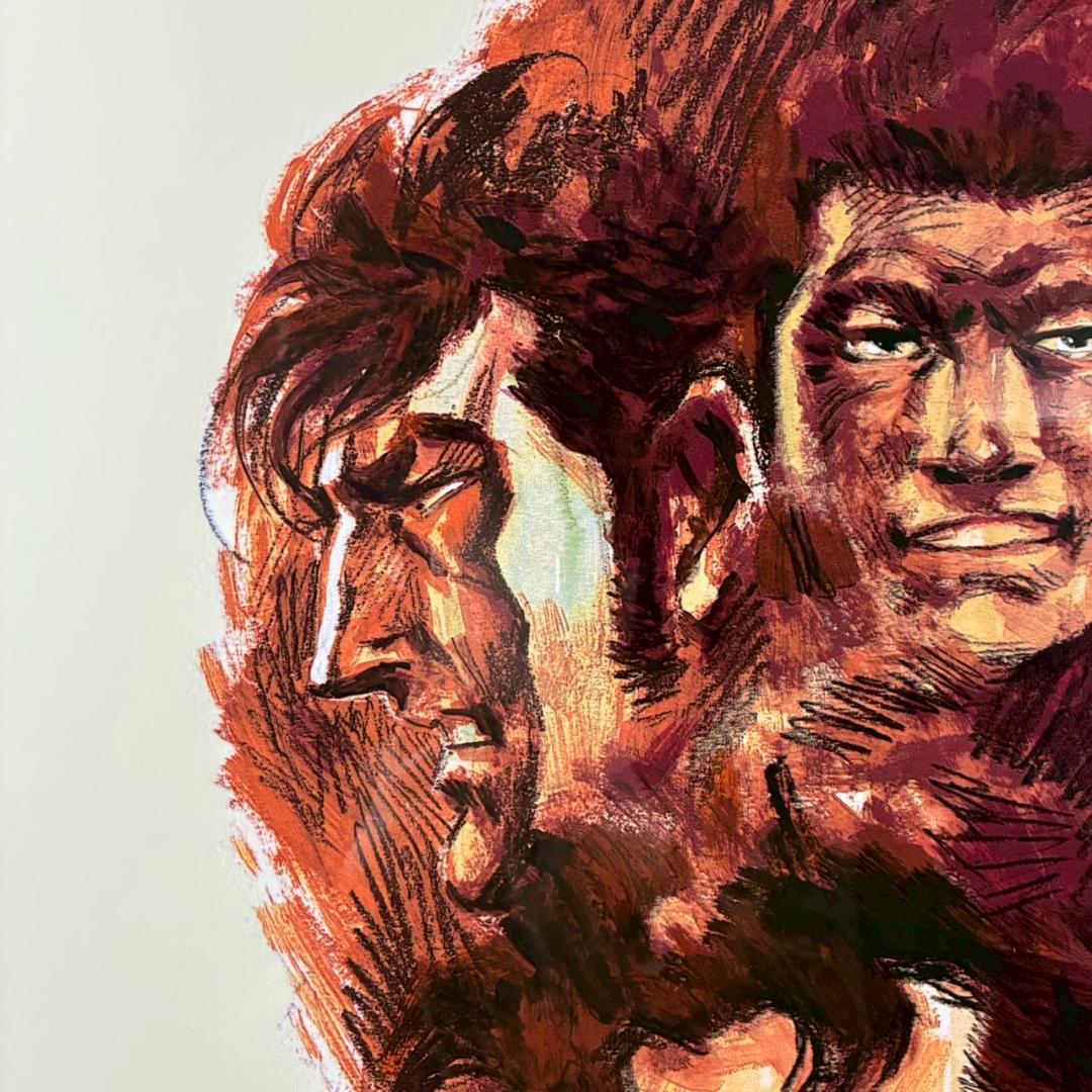 美品 さいとうたかを「影狩り三匹」シルクスクリーン 直筆サイン入