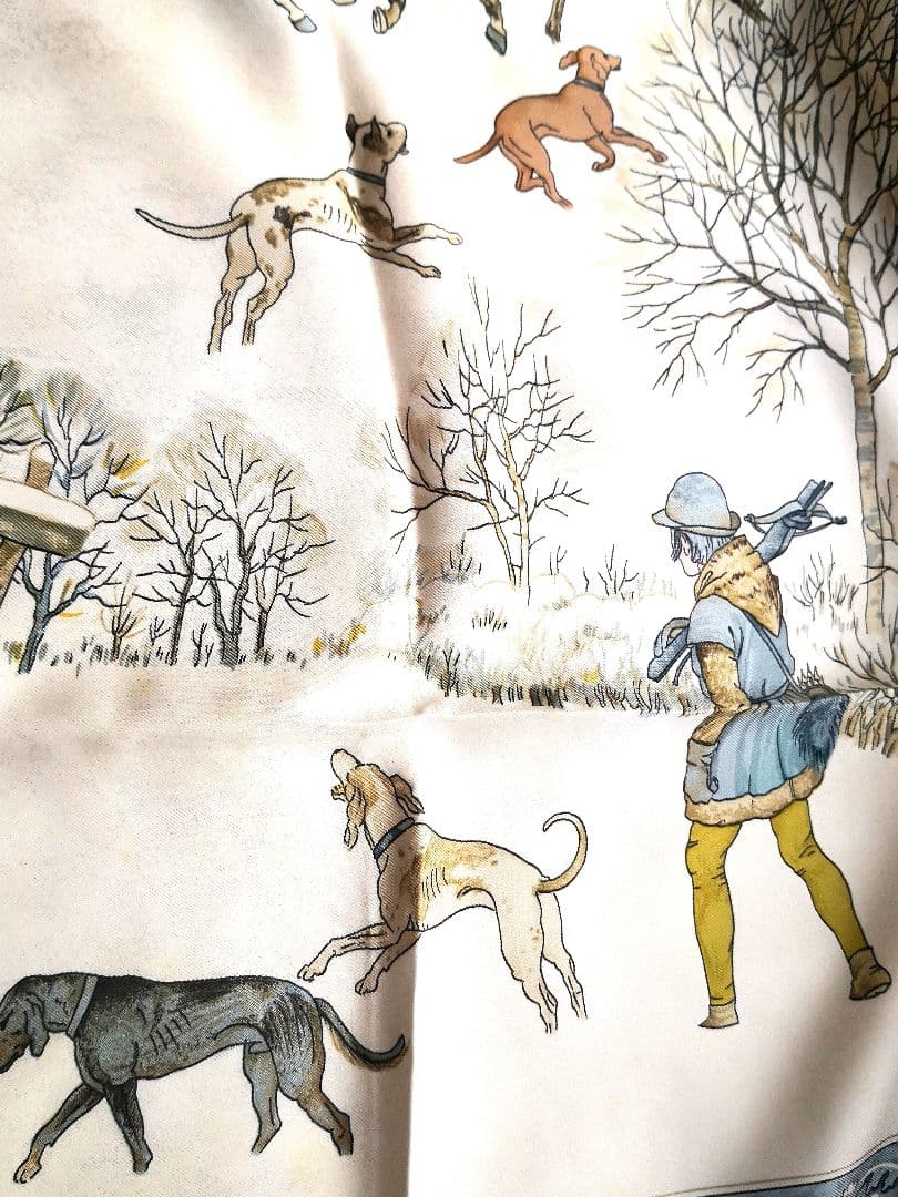 エルメス　HERMES　スカーフ　カレ90　リヴェール