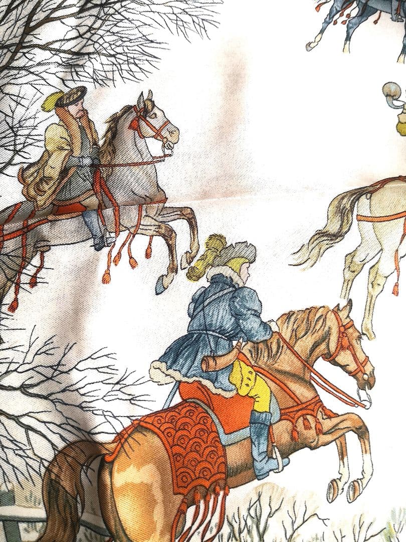 エルメス　HERMES　スカーフ　カレ90　リヴェール