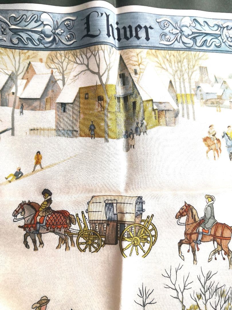 エルメス　HERMES　スカーフ　カレ90　リヴェール