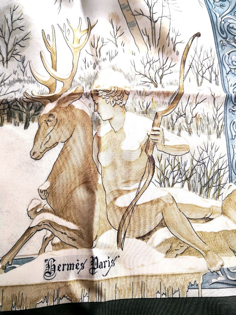 エルメス　HERMES　スカーフ　カレ90　リヴェール