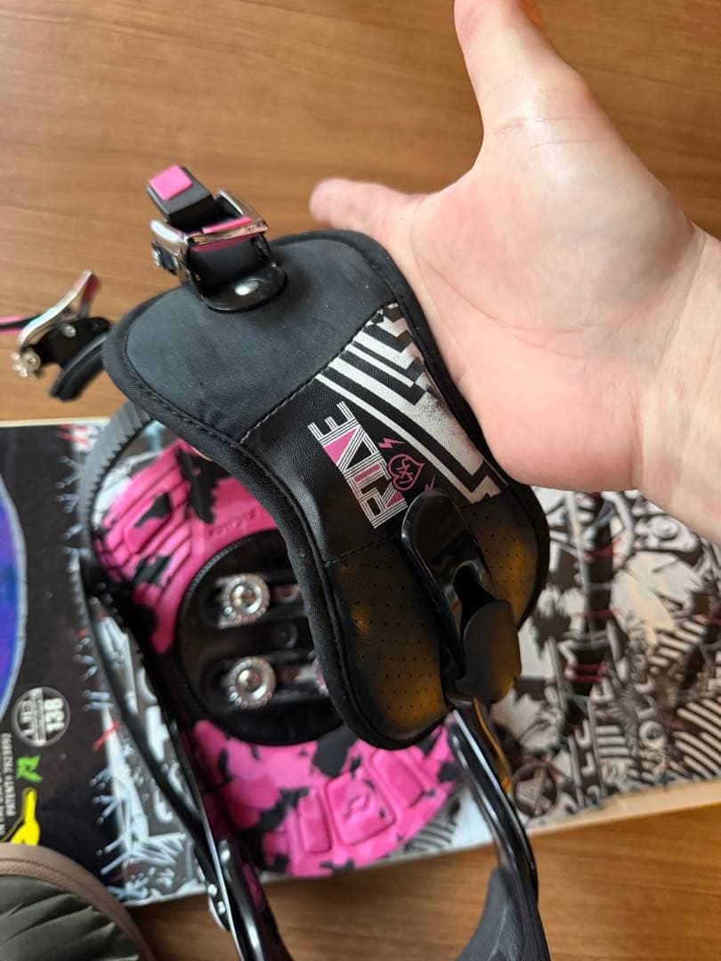 Lib Tech スノーボード 138cm ビンディング付きセット　ロッカー