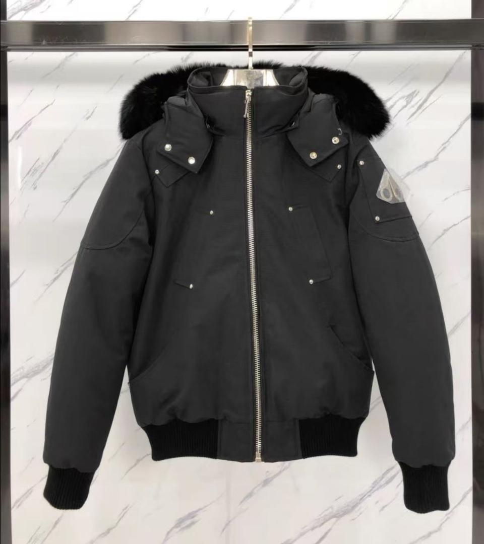 ブラックファーボンバージャケット