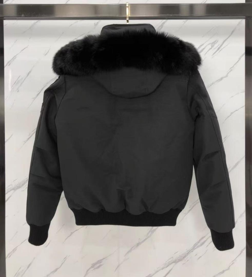 ブラックファーボンバージャケット