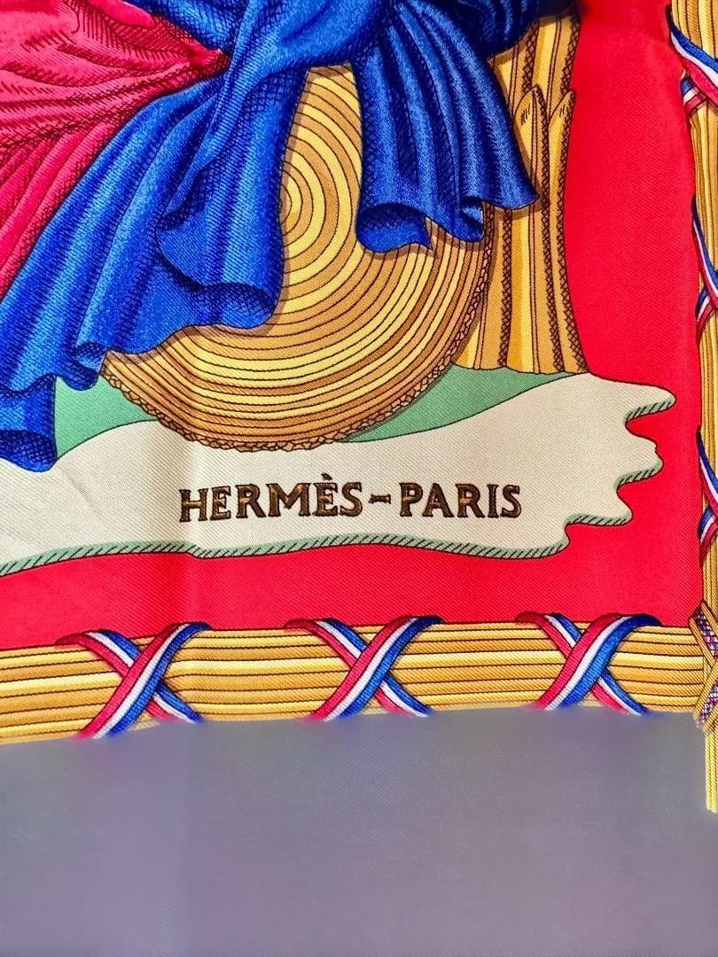 ☆週末値下げ☆HERMÈS　エルメス カレ90　フランス革命　シルクスカーフ