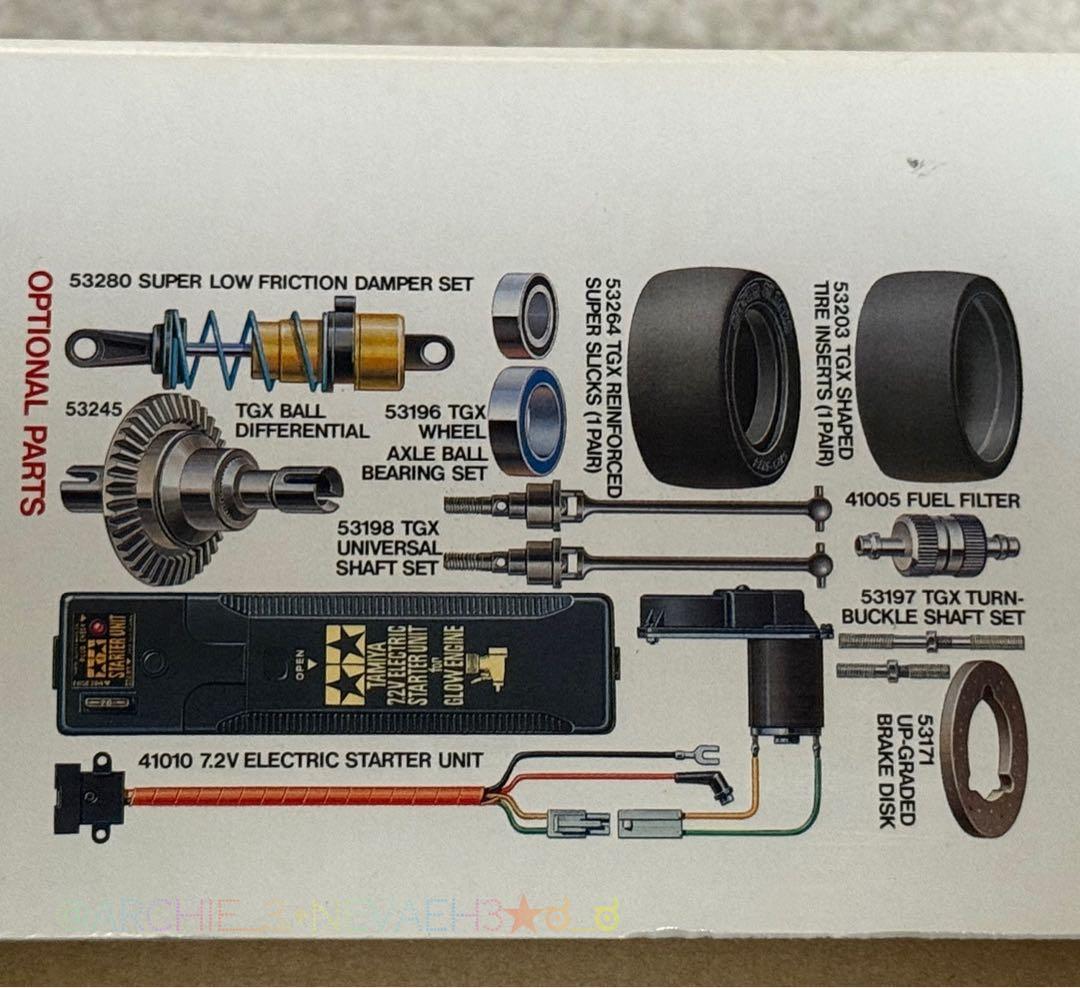値下げ中★タミヤTGX-Mk.1TS 1/8 エンジンRC ダブルデッキタイプ