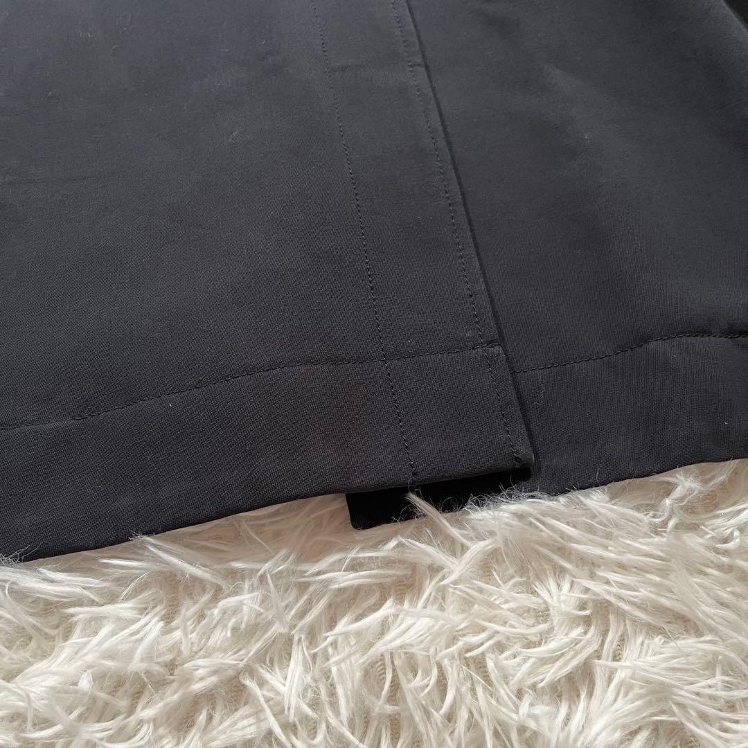 Ａ．カレンソロジー　ステンカラーコート　二重ギャバジン素材　ブラック　36