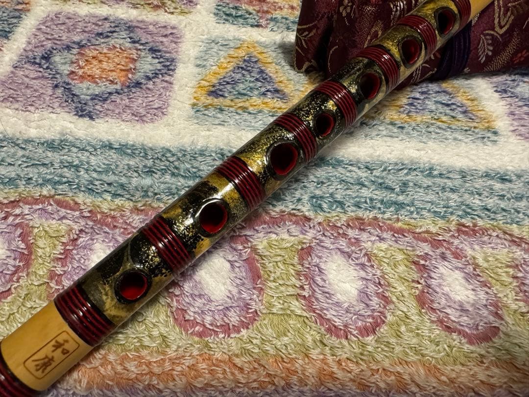 ⚫︎篠笛 和風模様 ドレミ菅 和康⚫︎