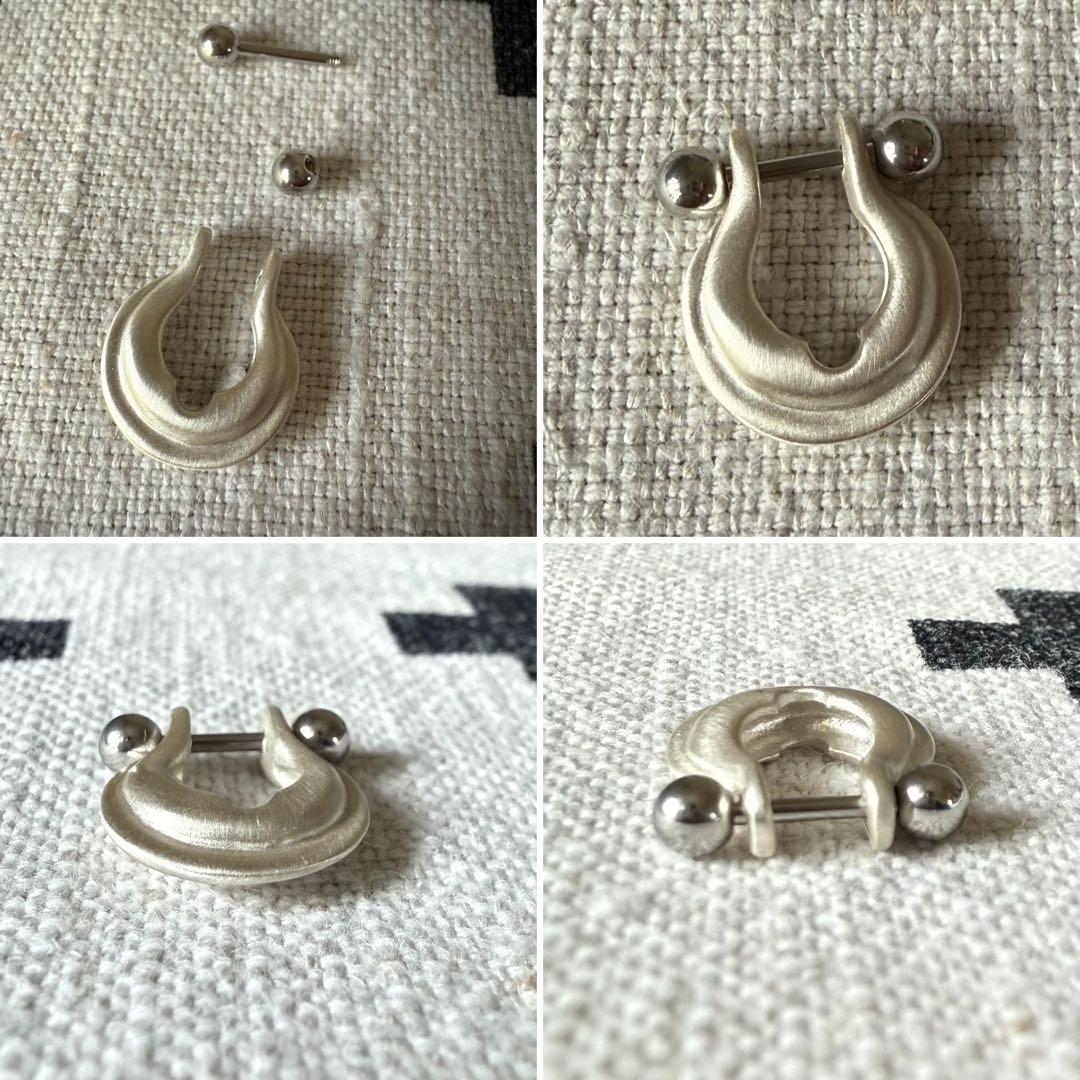 HAPPYSAUCE シルバー ピアスTribal Thriving 伊勢谷友介