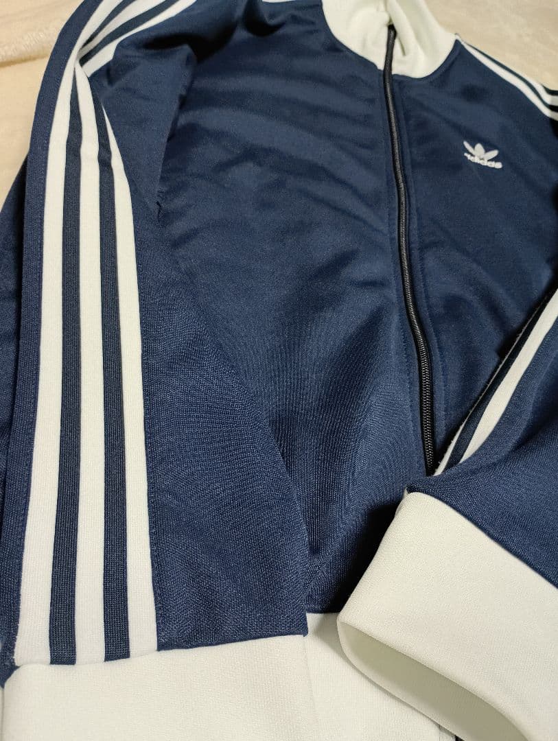 adidas IP0418 ベッケンバウアー 白/ネイビー XL 美品