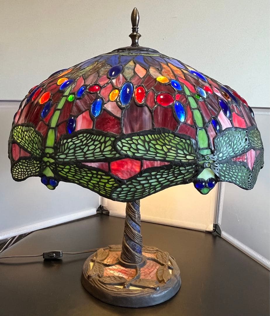 ノブ ソ ブランコ様専用→レア品 大型 ステンドグラスランプ ドラゴン