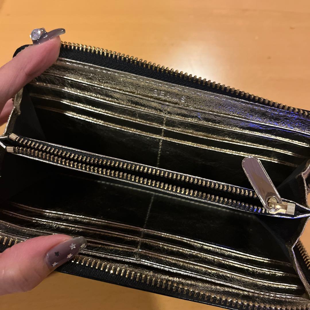 BEAMS★スマイル★型押し長財布