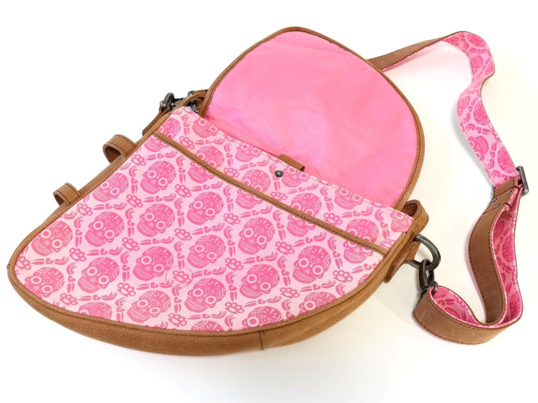 値下げ フレームバッグ 革2way 自転車 斜めがけ ショルダーバッグ