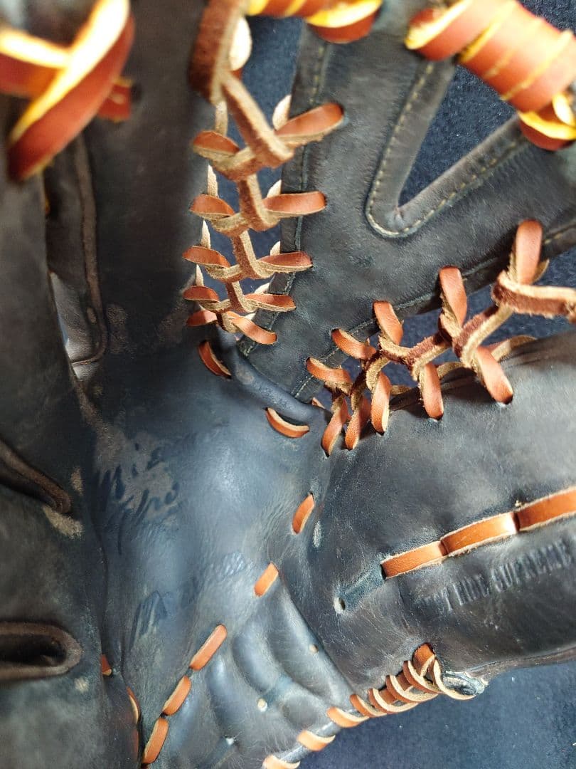 《中古》ミズノプロ　硬式外野左投げ用グラブ