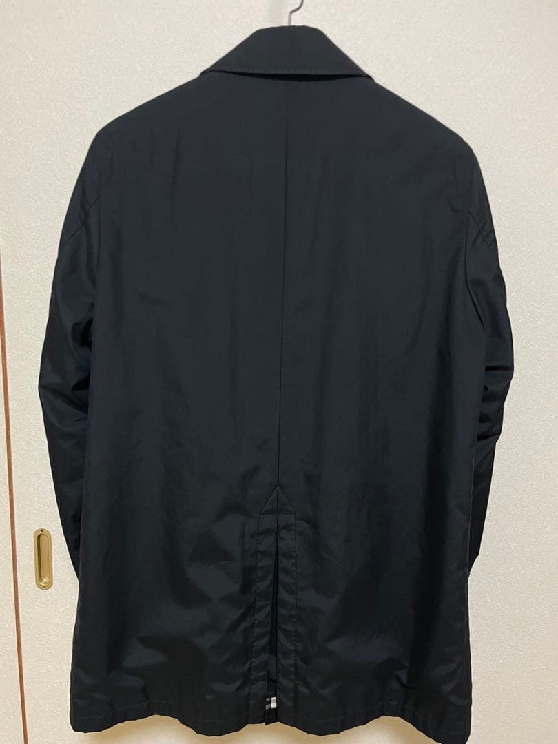 【美品】BURBERRY BLACK LABEL ステンカラーコート ブラック