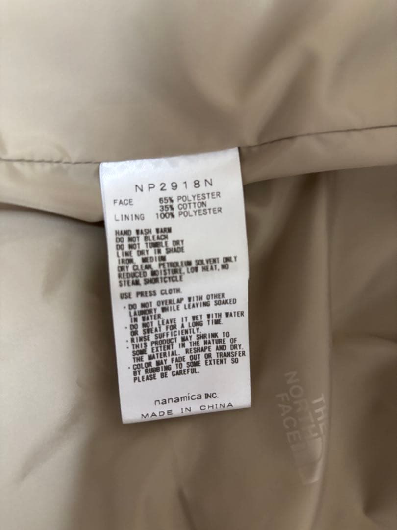 THE NORTH FACE nanamica メンズ コート ベージュ M