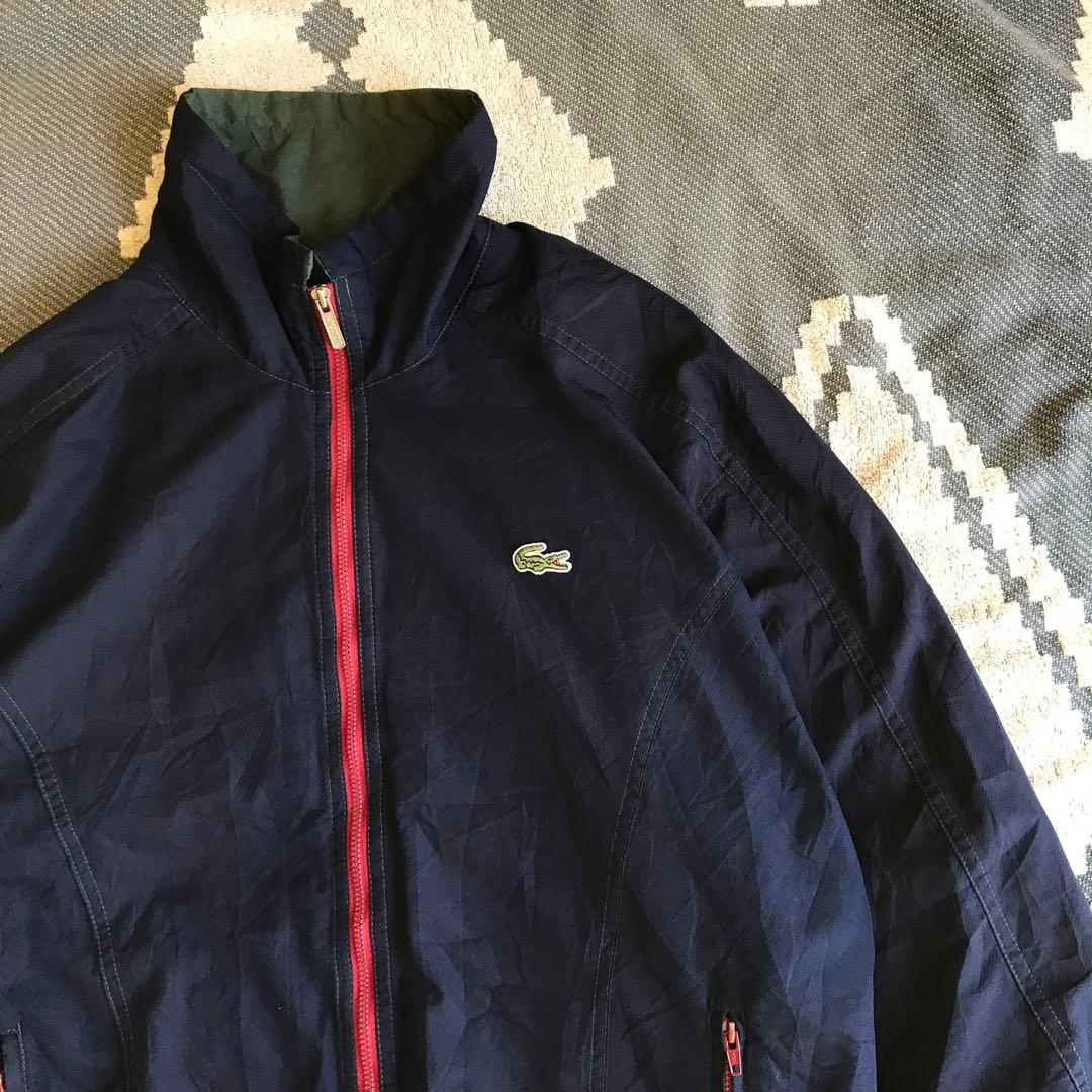 90s LACOSTE ネイビー ナイロンジャケット SPORT 5271L - メルカリ