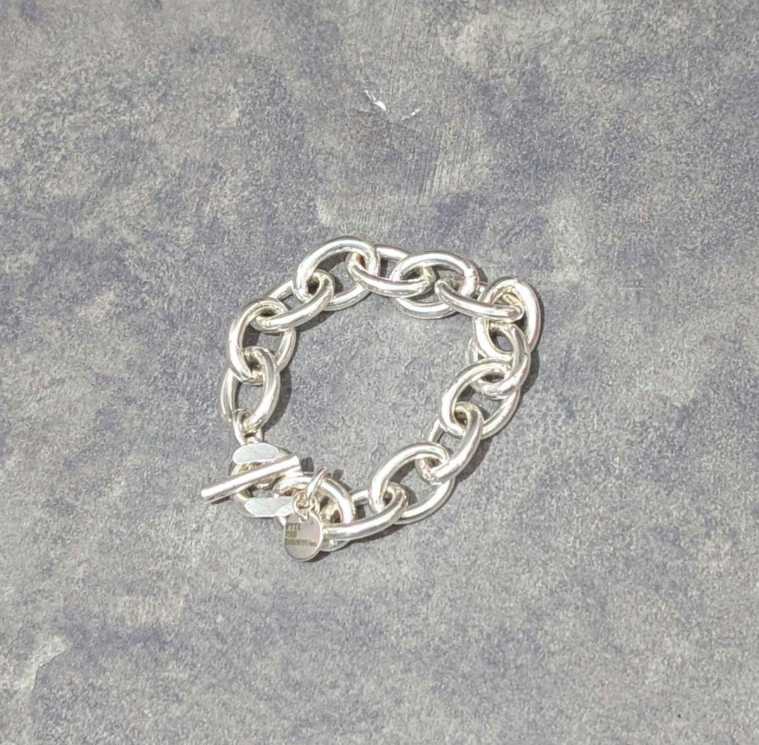 【未使用美品送料込】 S'yte シルバーチェーンブレスレット