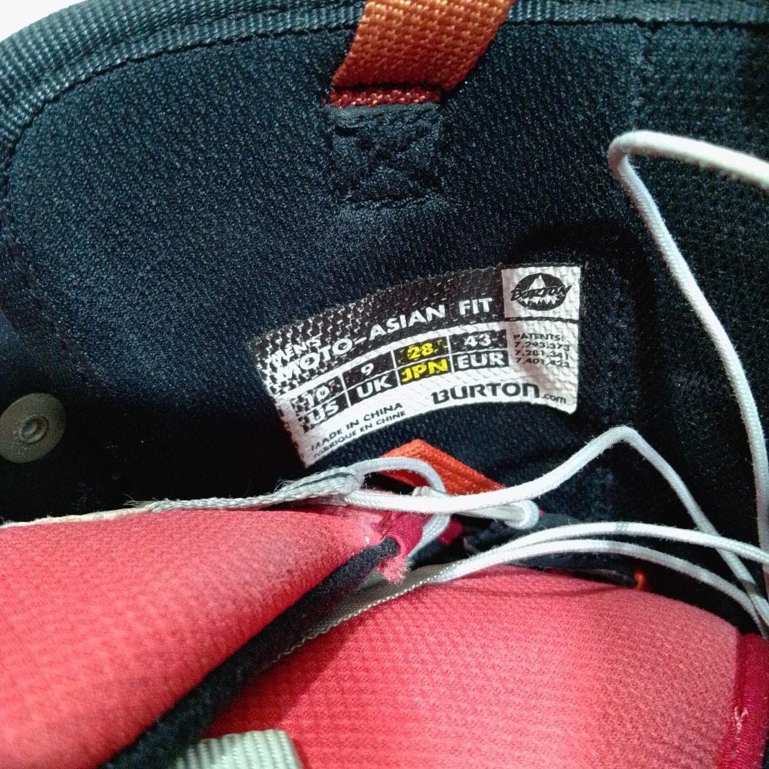 28cm BURTON MOTO スノーボードブーツ ブラック