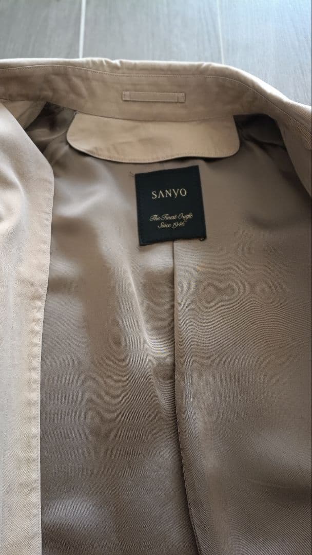 三陽商会 100年コート/バルマカーンロングコート/ステンカラーコート