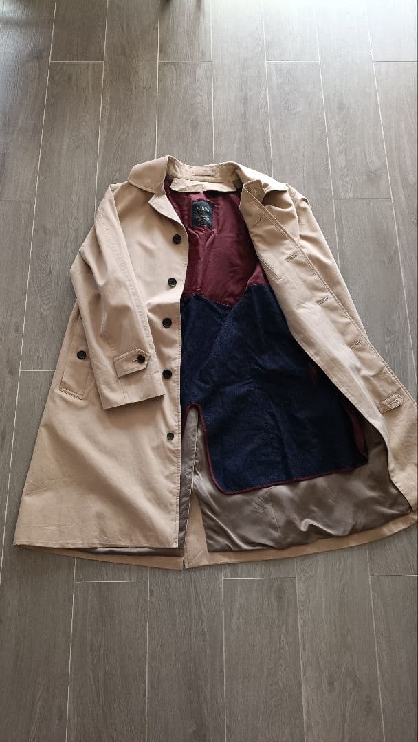 三陽商会 100年コート/バルマカーンロングコート/ステンカラーコート