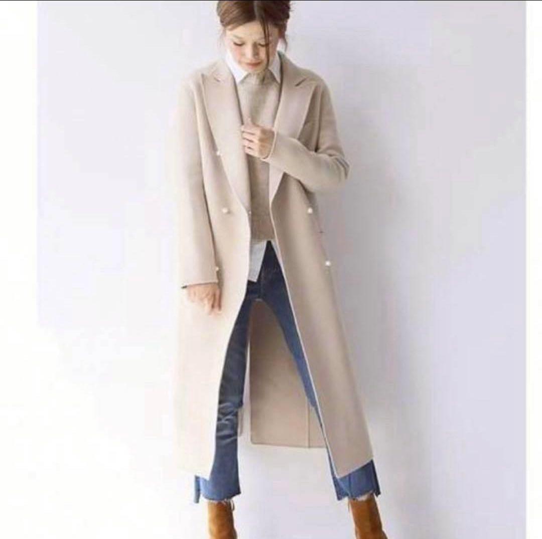 美品✨️マディソンブルー パールボタンリバー チェスターコート