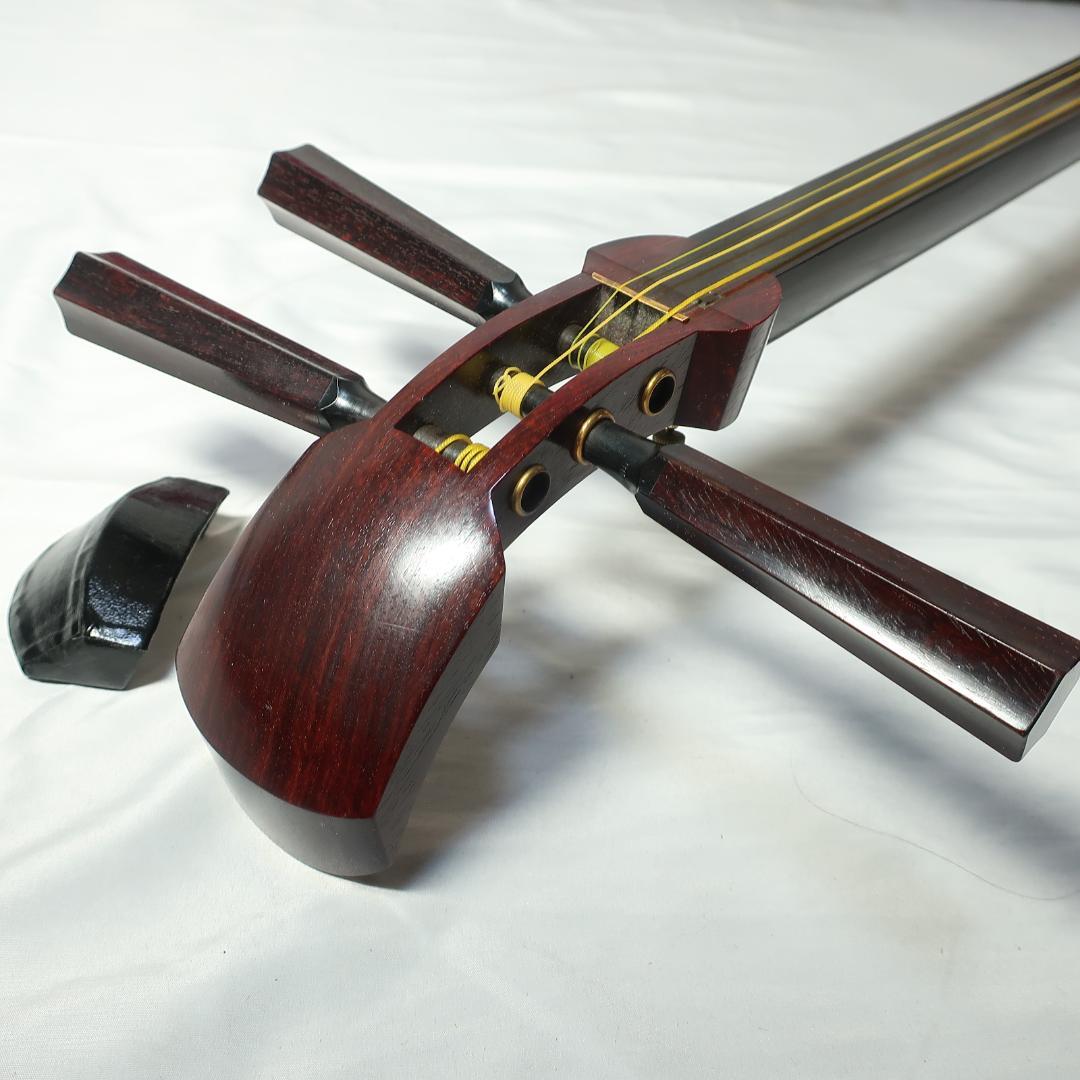 三味線 ハードケース付 撥 付属 東触り 中棹 和楽器