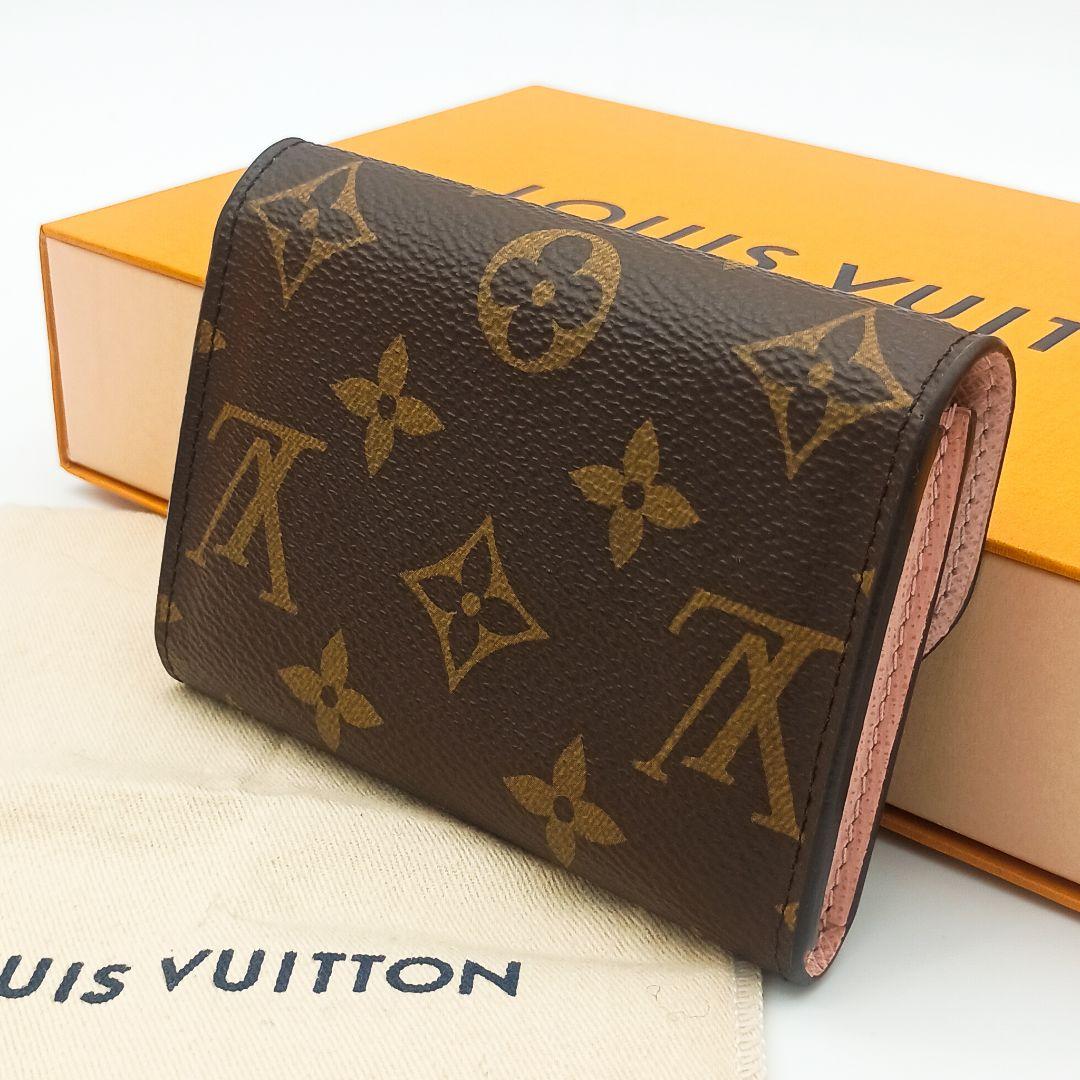 美品SS】ルイヴィトン ロザリ モノグラム ローズバレリーヌ IC搭載