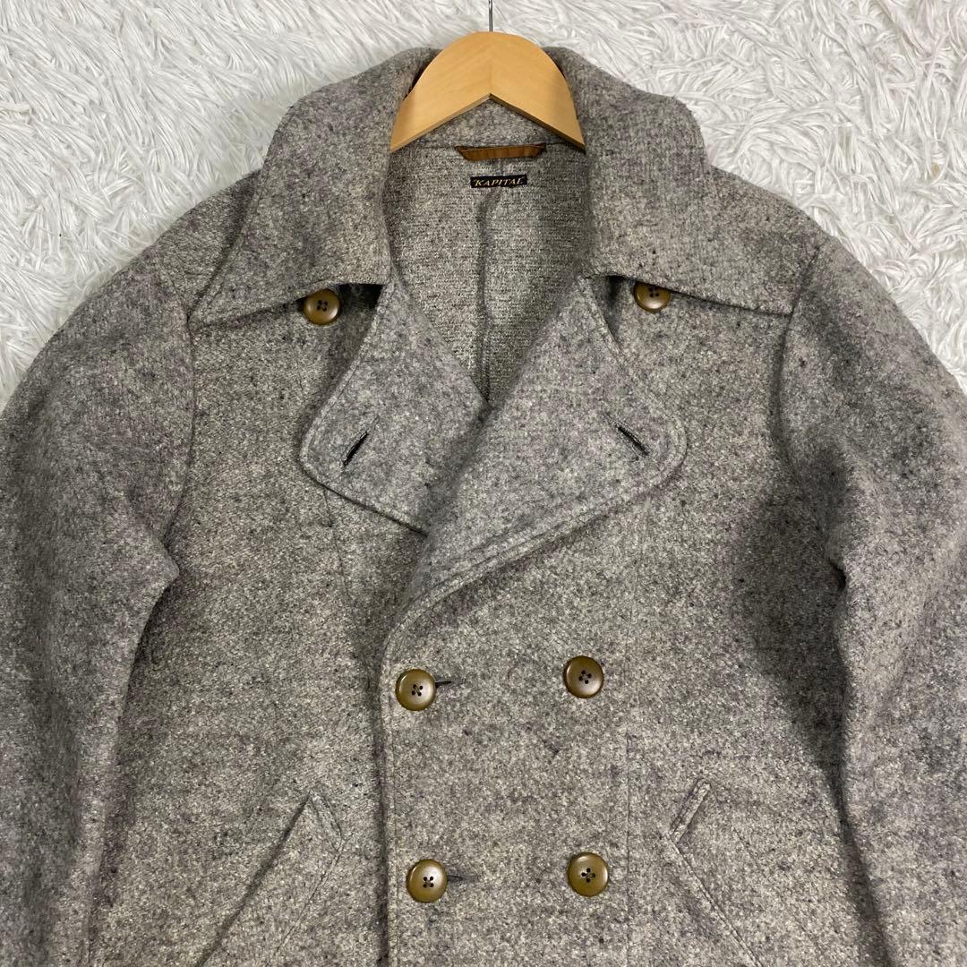 KAPITAL✨キャピタル アーミーボーダーピーコート Pコート ツ