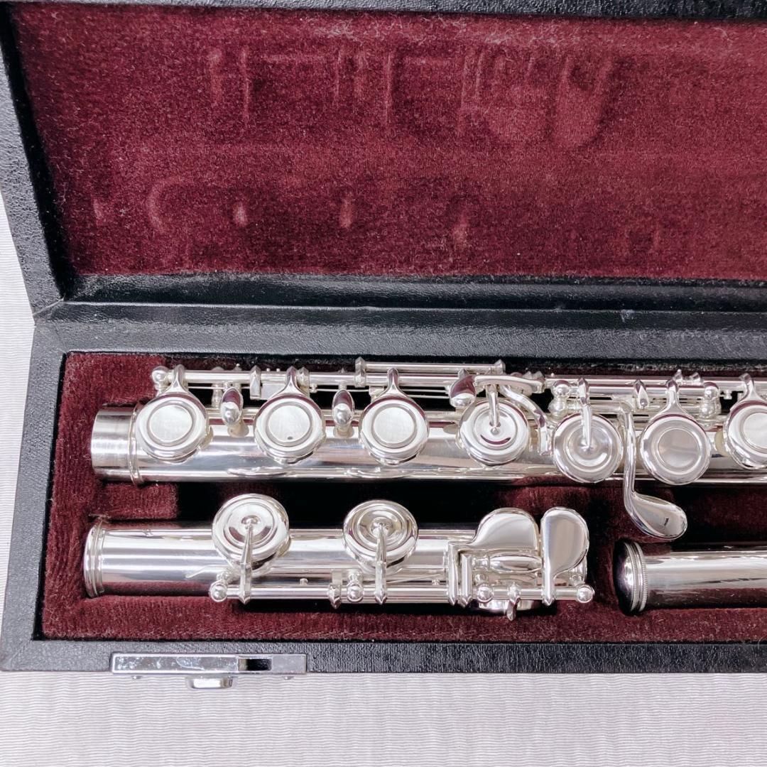 【美品】YAMAHA フルート　YFL-514 頭部管銀製　EC Eメカ　プロ