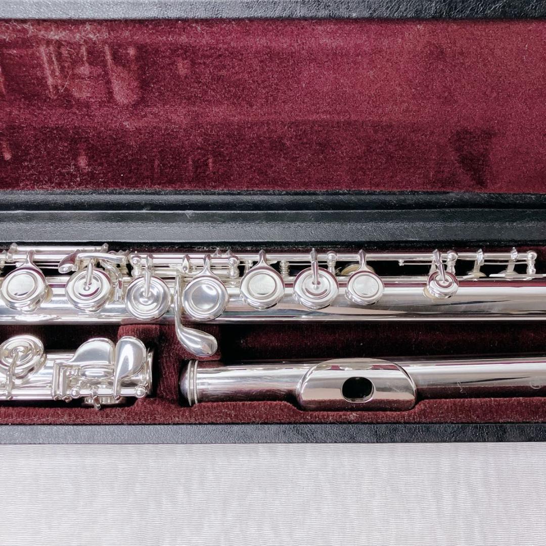 【美品】YAMAHA フルート　YFL-514 頭部管銀製　EC Eメカ　プロ