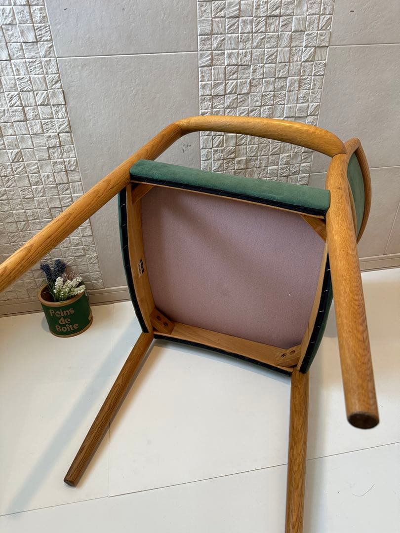 （2/2）日進木工 ヴィンテージ ダイニング チェア アームチェア　※n1f※