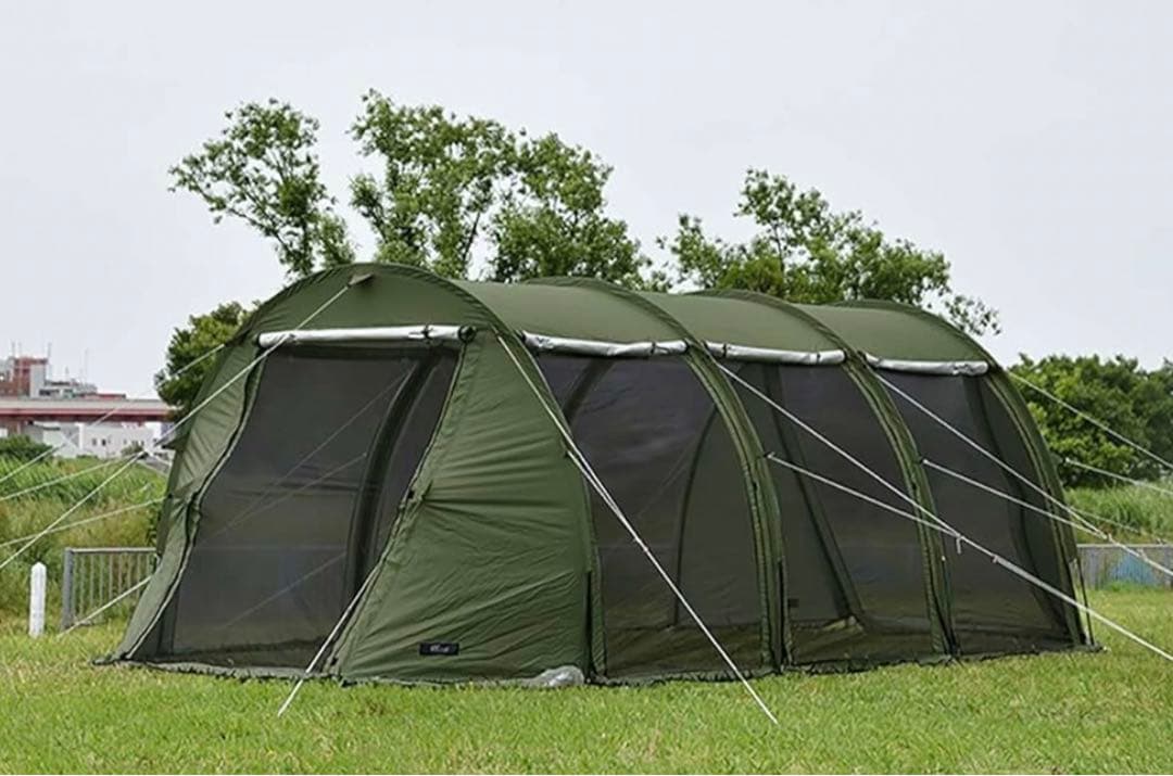 【美品】 FIELDOOR フィールドア トンネルテント620 カーキ