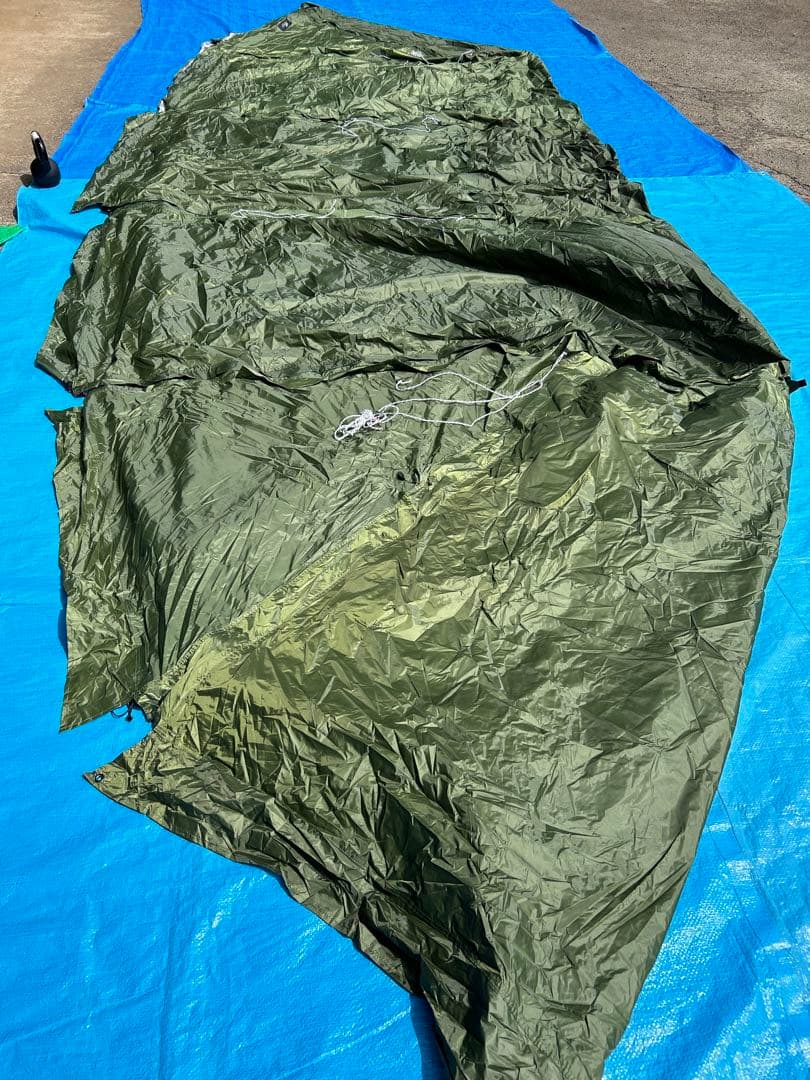 【美品】 FIELDOOR フィールドア トンネルテント620 カーキ