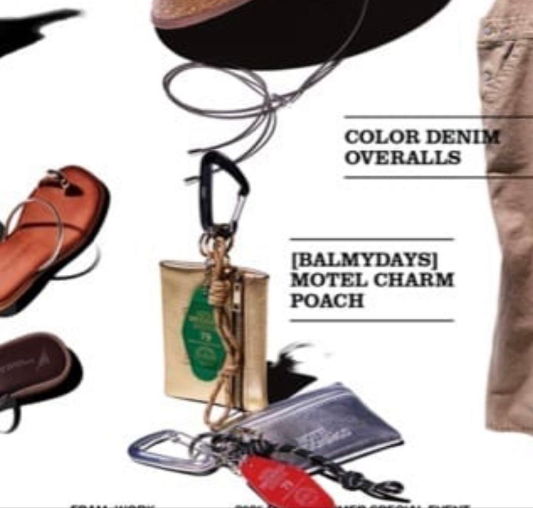 BALMYDAYS MOTEL CHARMPOACHフレームワークキーホルダー
