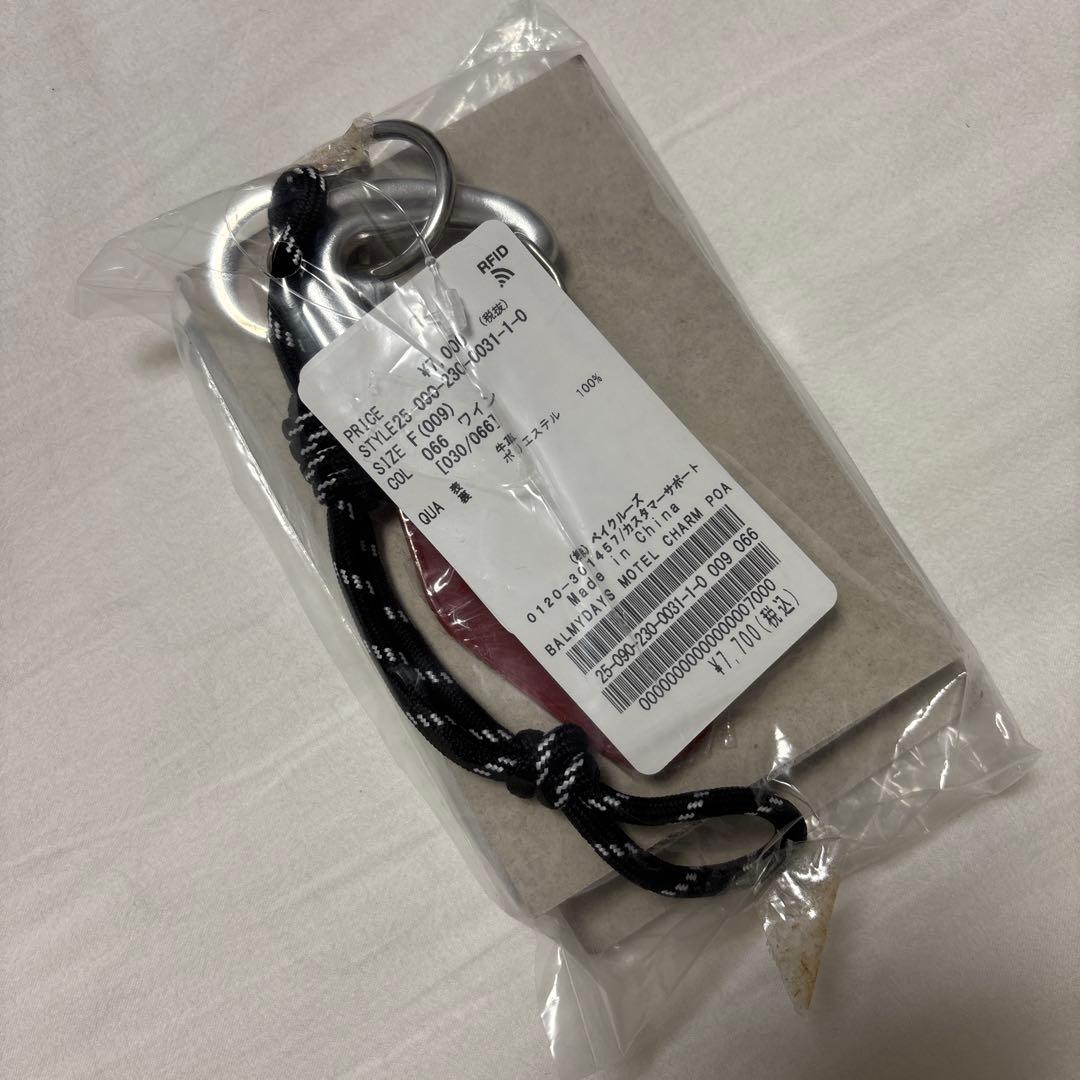 BALMYDAYS MOTEL CHARMPOACHフレームワークキーホルダー