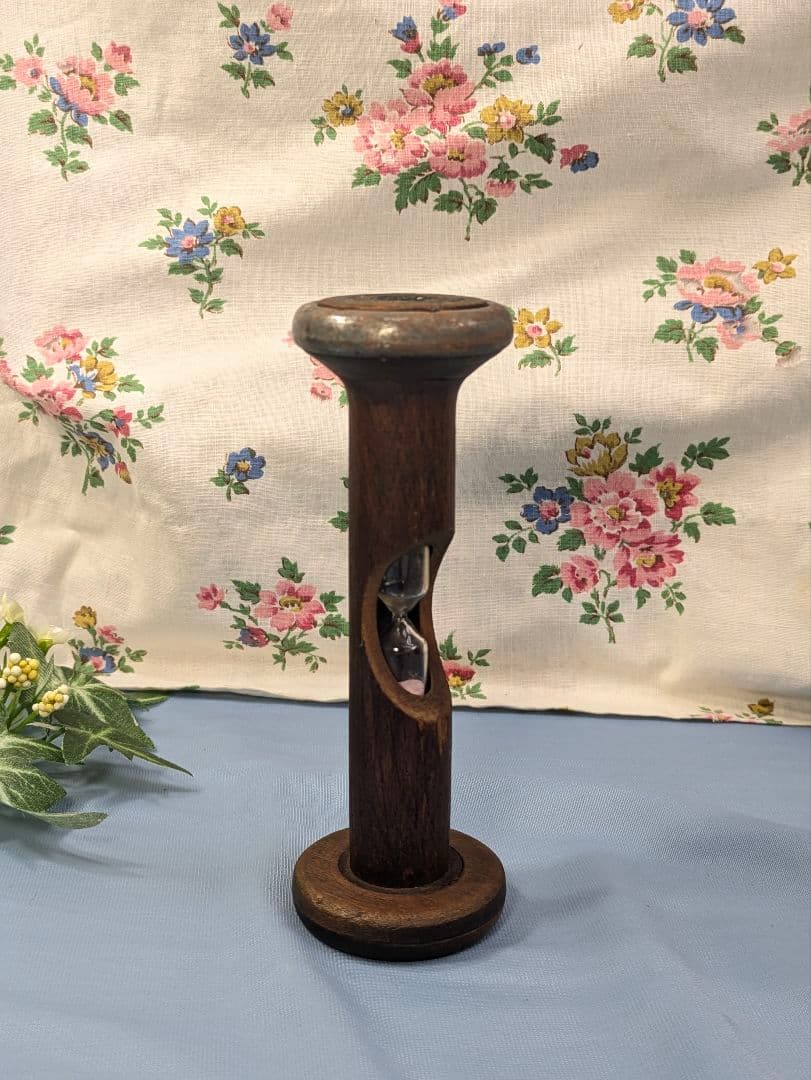 RT-63538専用商品 アンティーク 糸巻き 砂時計2本