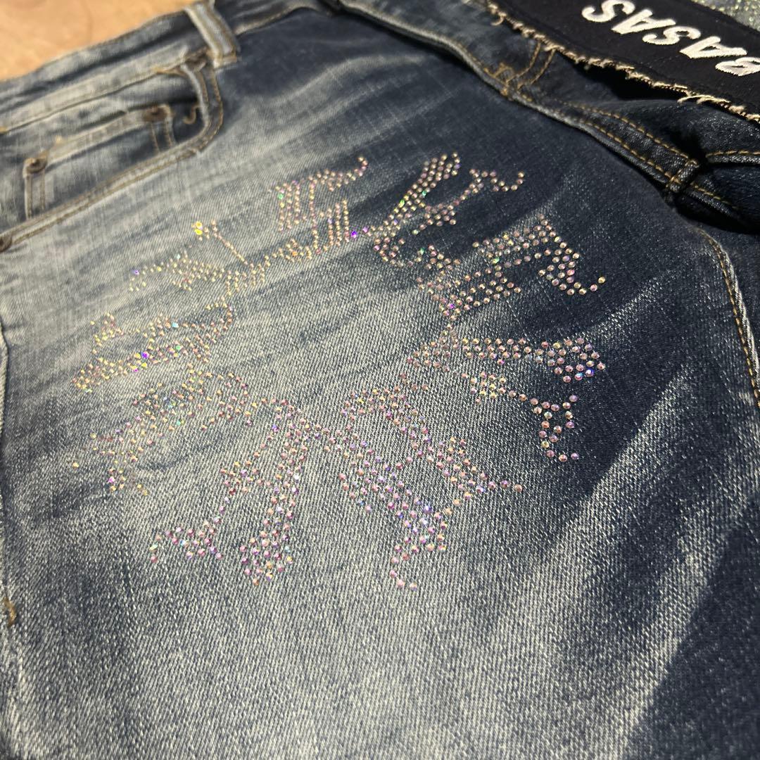 新品未使用】バラバサス ラインストーンフレアデニム 29 VALABASAS