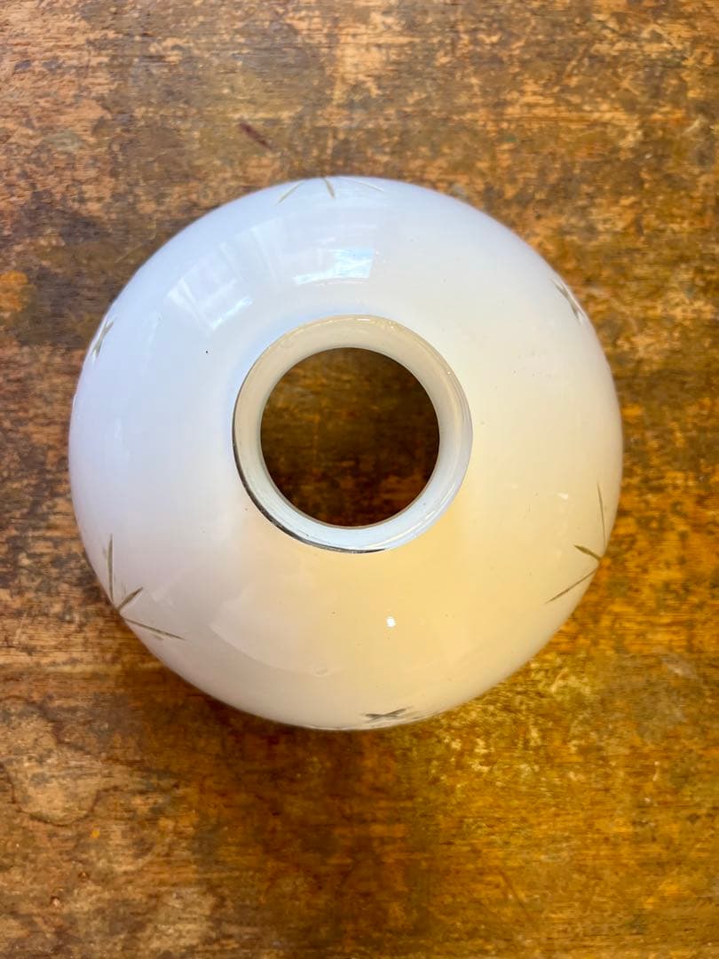 大正ロマン　被せガラス　電笠　切子　カット　アンティーク　照明　灯り　洋館