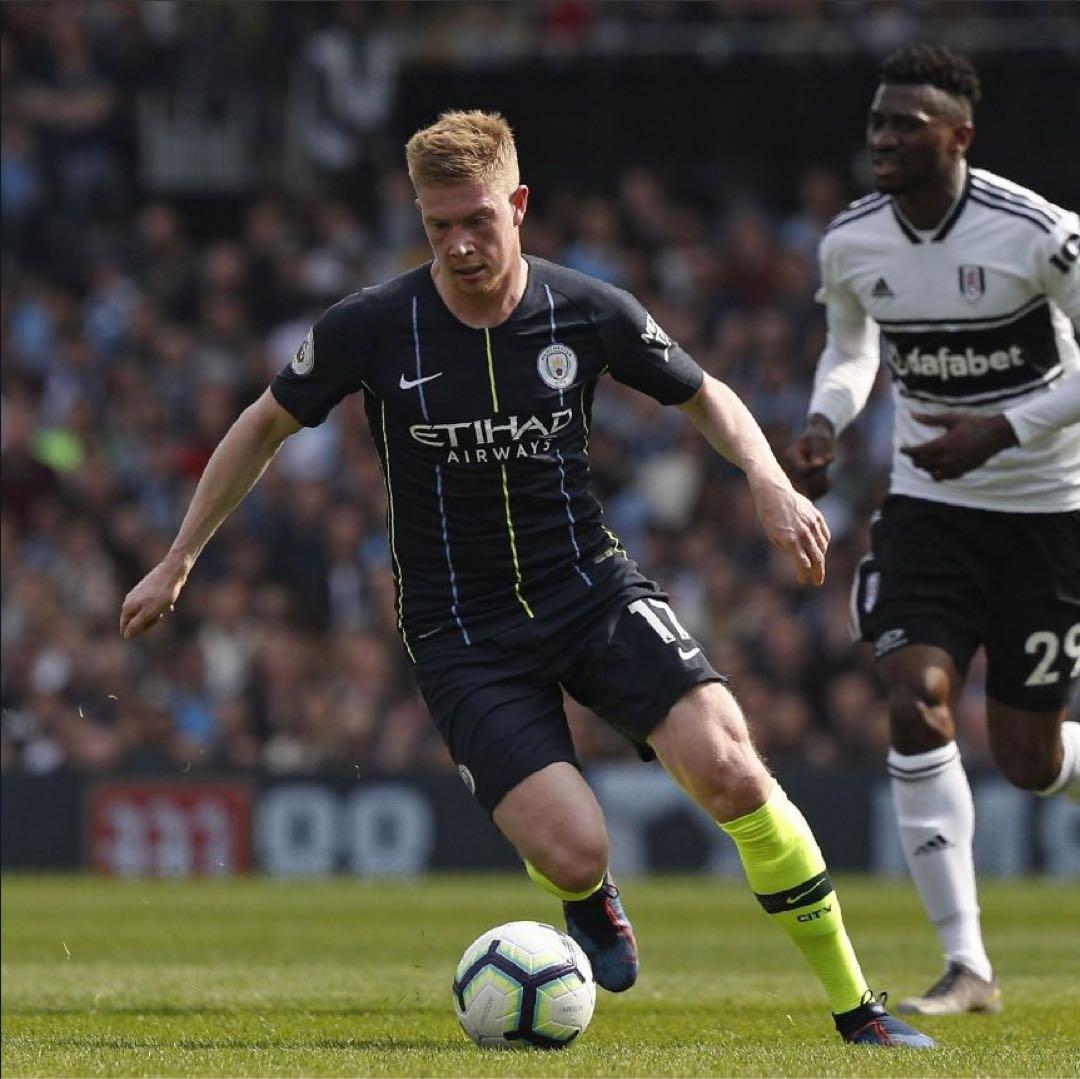 デブライネ 支給ユニフォーム マンチェスターシティ ベルギー代表 証明