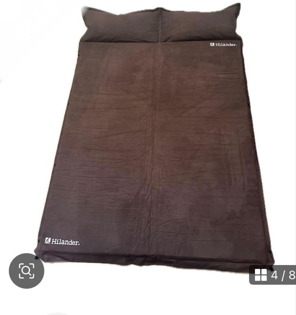 ハイランダー　スエードインフレーターマットダブル5㎝ピロー付き2個セット　激安！