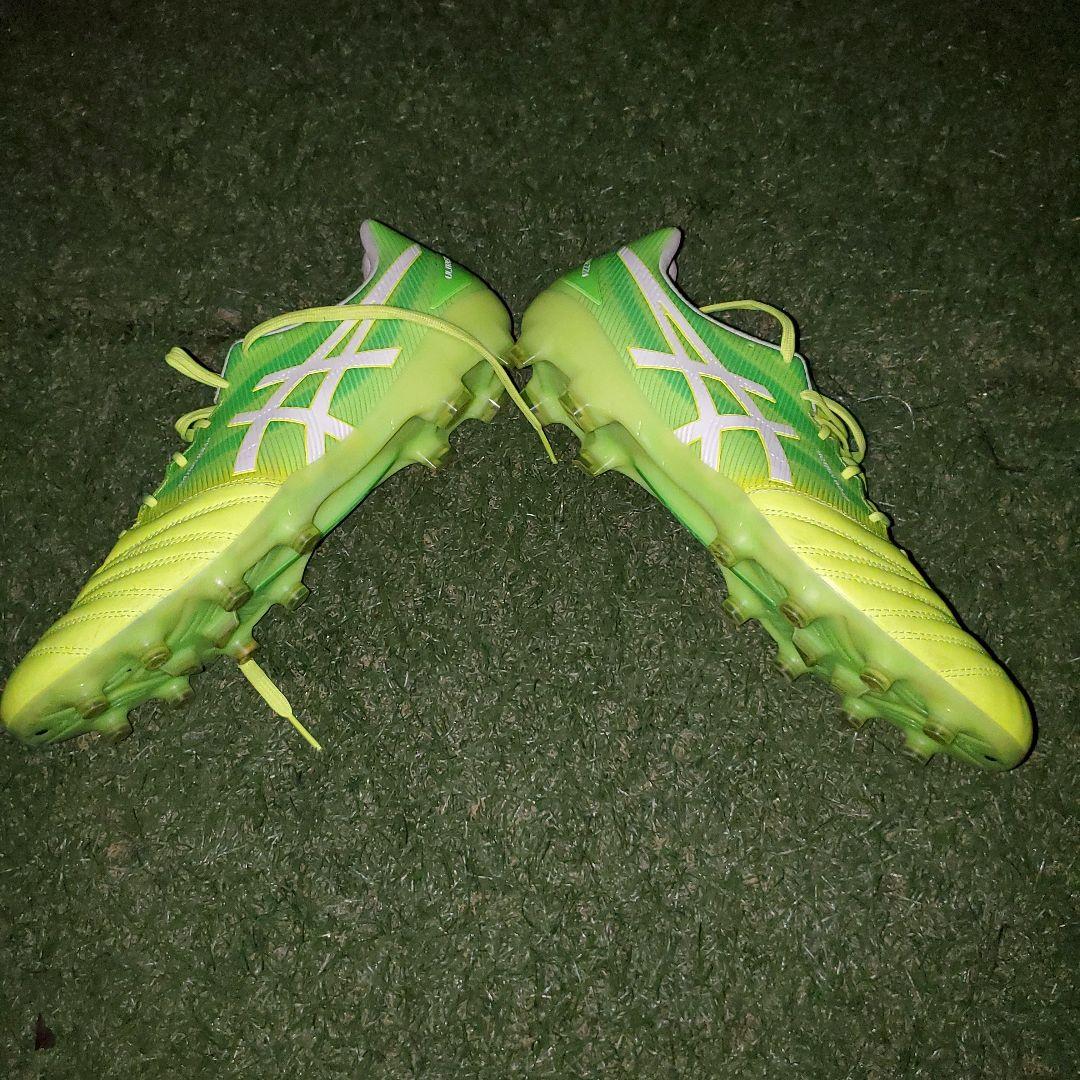 ASICS サッカーシューズ スパイク ネオンイエロー