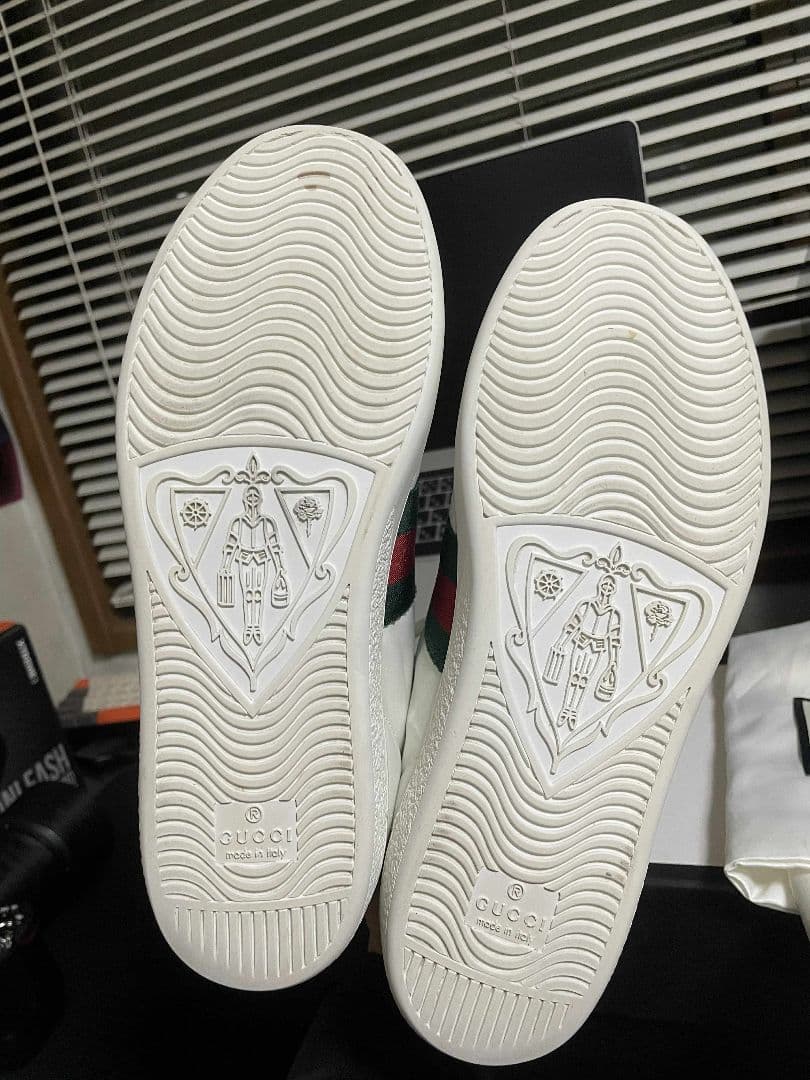 Gucci スニーカー ホワイト/グリーン/レッド