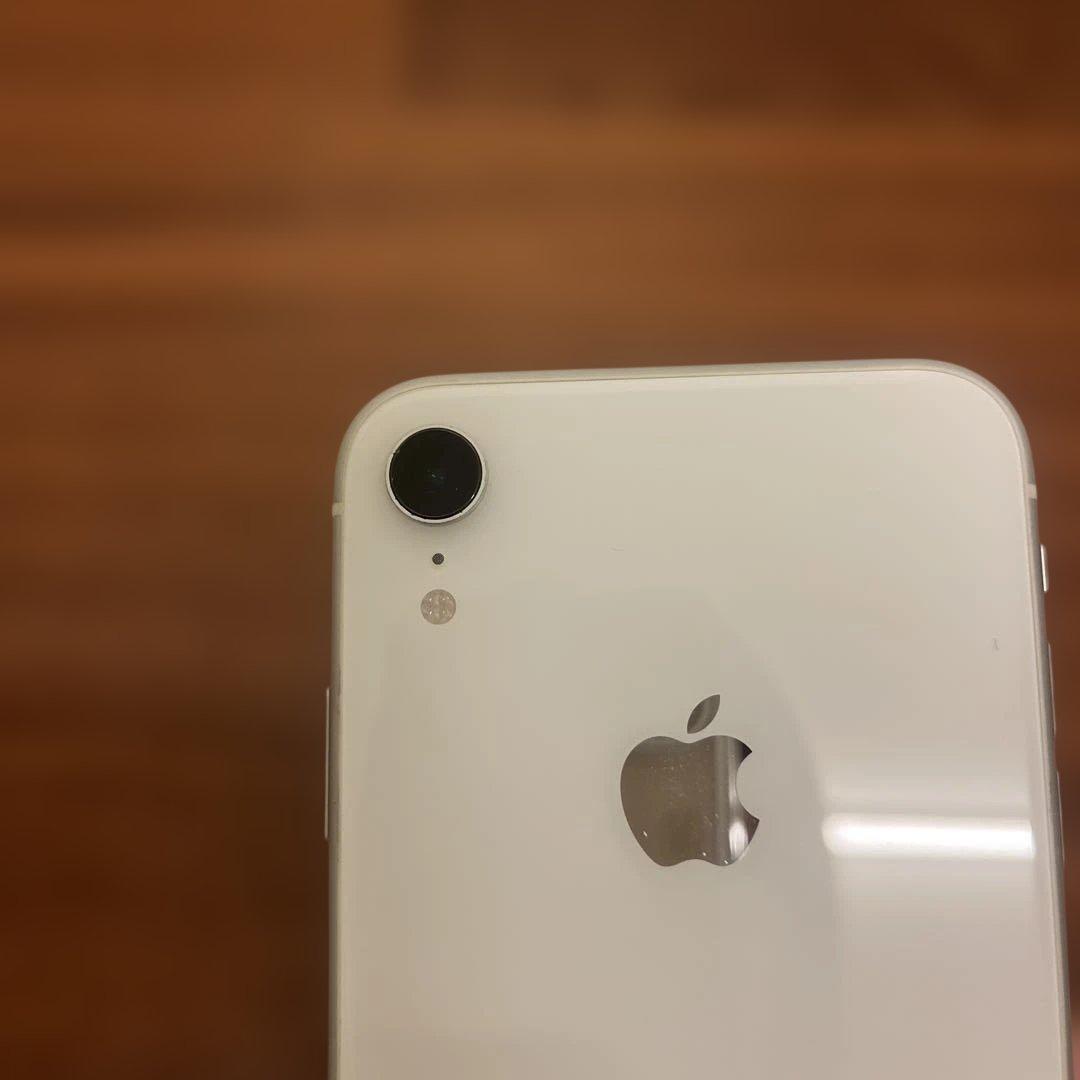 Apple iPhone XR ホワイト 本体　箱あり