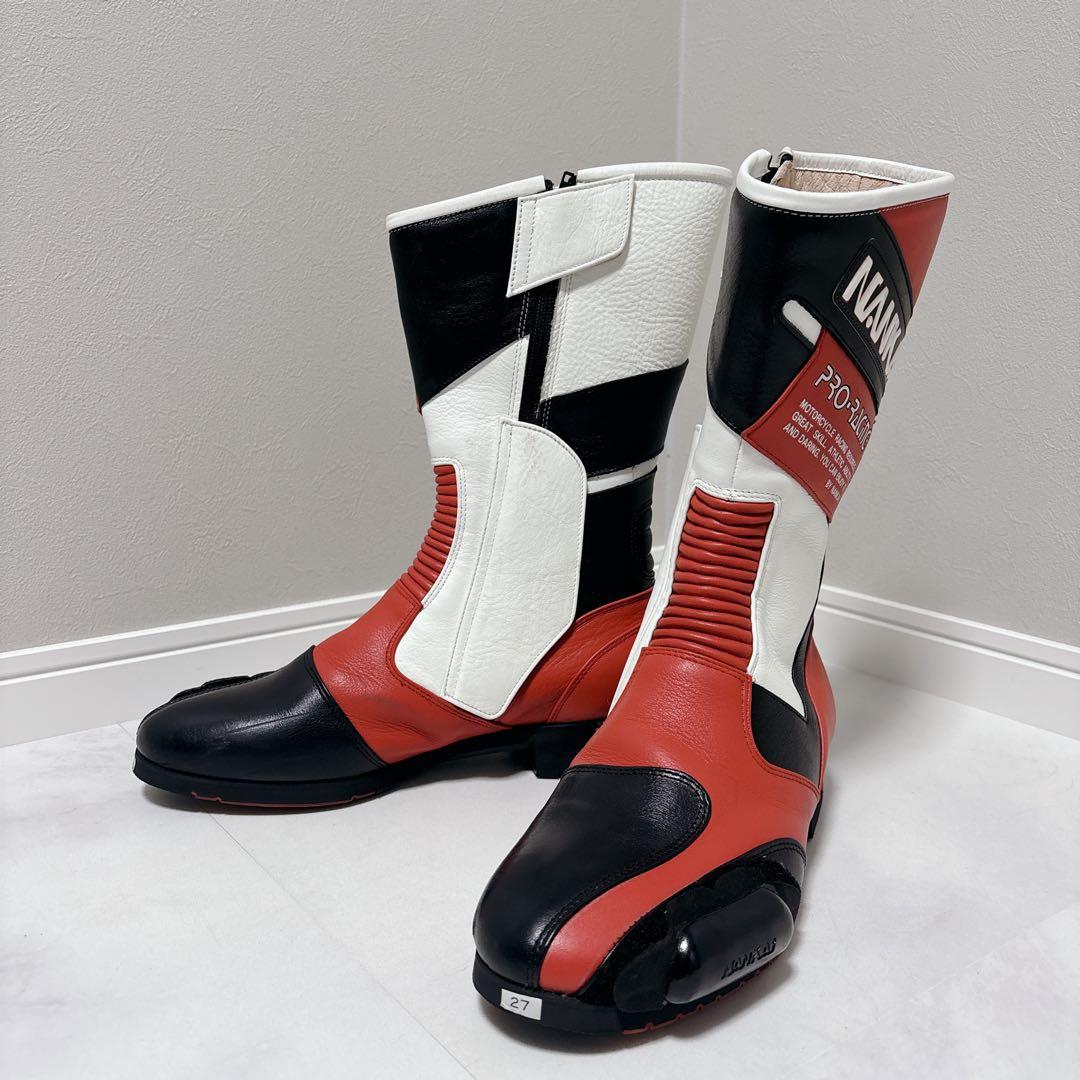 NANKAI 南海部品 本革レーシングブーツ 27cm 極美品