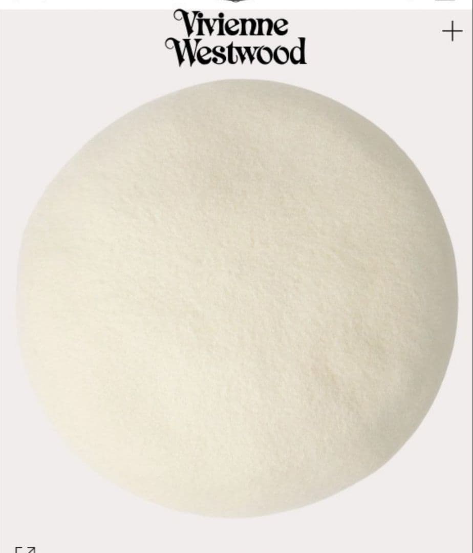 Vivienne Westwood♡試着のみ♡ベレー帽♡オフホワイト♡