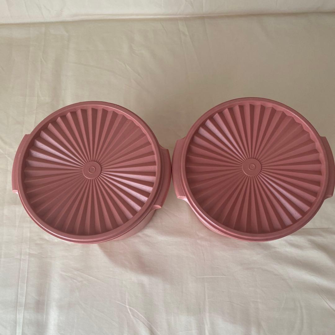 中古 タッパーウェア マキシデコレーター 2個 (サーモン) - メルカリ